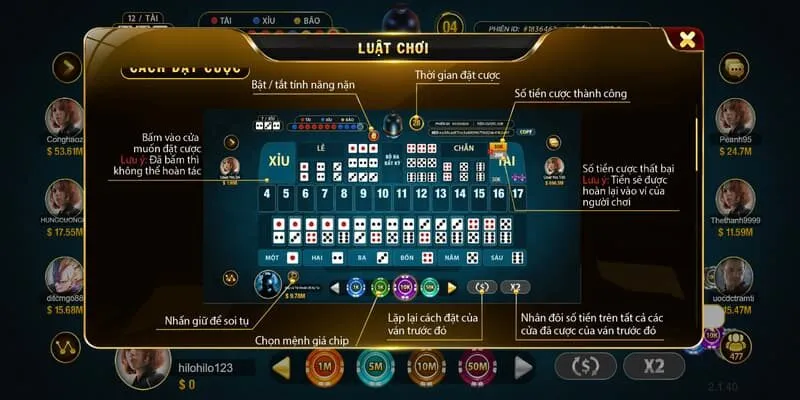 Các bước tham gia cá cược rất đơn giản và dễ hiểu